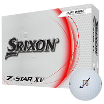 Leed's White Srixon Z-STAR XV Golf Balls - 12 Pack