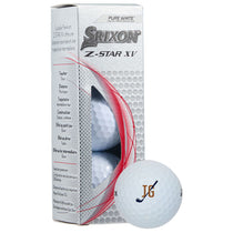 Leed's White SRIXON Z-Star XV Golf Balls - 3 Pack