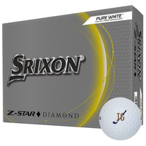 Leed's White Srixon Z-STAR DIAMOND Golf Balls - 12 Pack