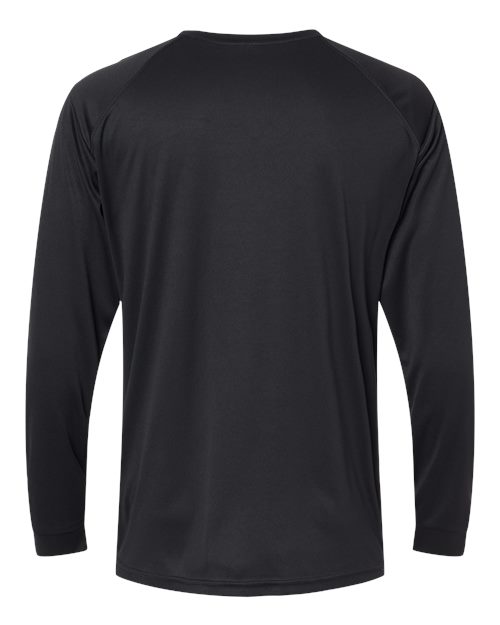 Paragon Black Unisex Long Islander Performance Long Sleeve T-Shirt