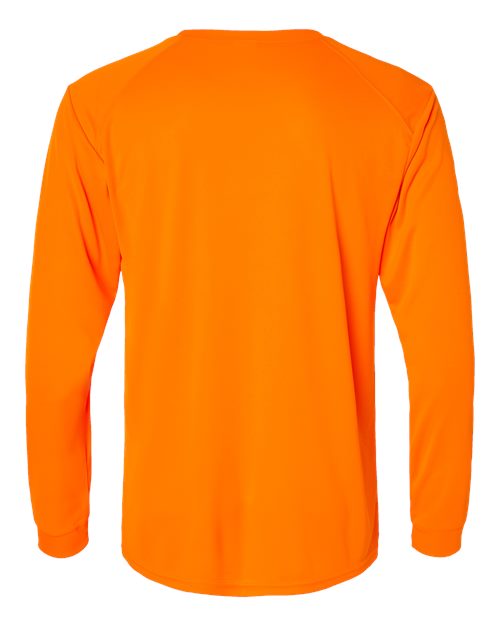 Paragon Neon Orange Unisex Long Islander Performance Long Sleeve T-Shirt