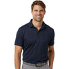 Adidas Men's Collegiate Navy Ultimate Textured Polo