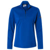 Adidas Women's Collegiate Royal Lightweight Quarter-Zip Pullover