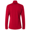 Adidas Women's Power Red Lightweight Quarter-Zip Pullover