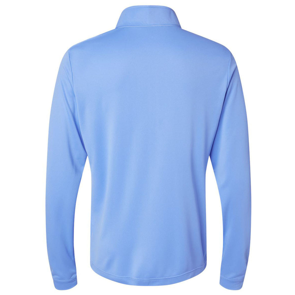 Adidas Men's Blue Fusion Lightweight Quarter-Zip Pullover