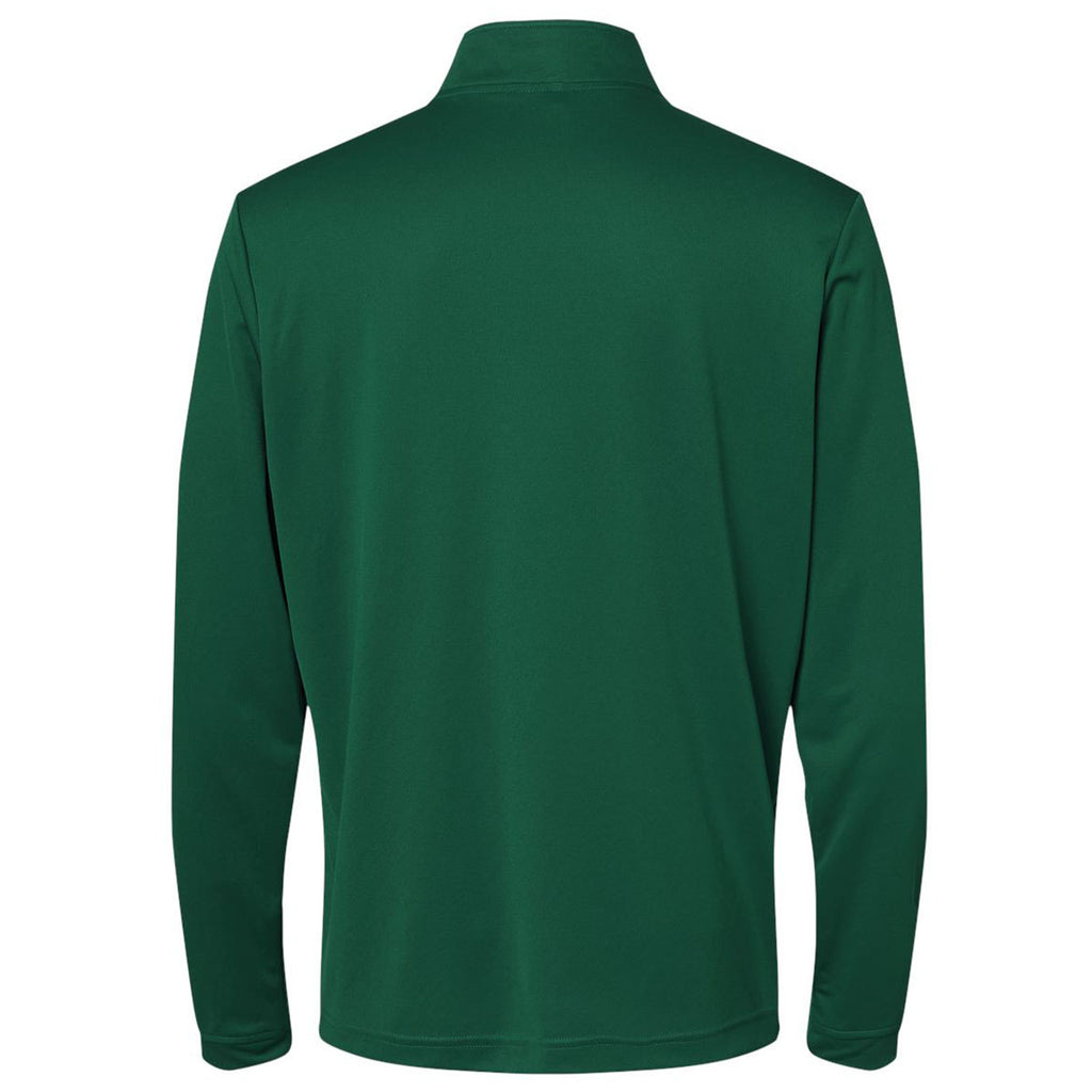 Adidas Men's Collegiate Green Lightweight Quarter-Zip Pullover