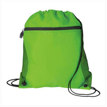 Good Value Neon Green Mesh Pocket Drawcord