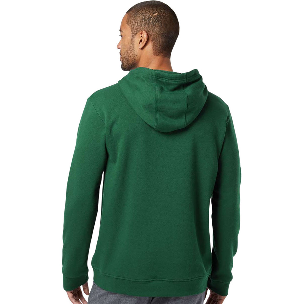 Adidas Men's Collegiate Green Fleece Hooded Sweatshirt