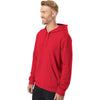 Adidas Men's Red Fleece Hooded Sweatshirt