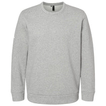 Adidas Men's Grey Heather Fleece Crewneck Sweatshirt