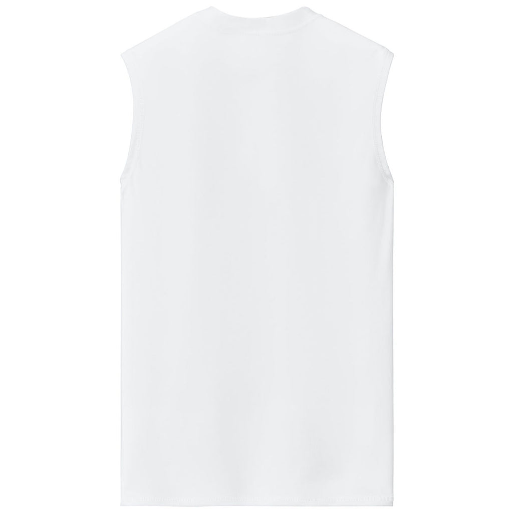 A4 Men's White Compression Muscle Tee