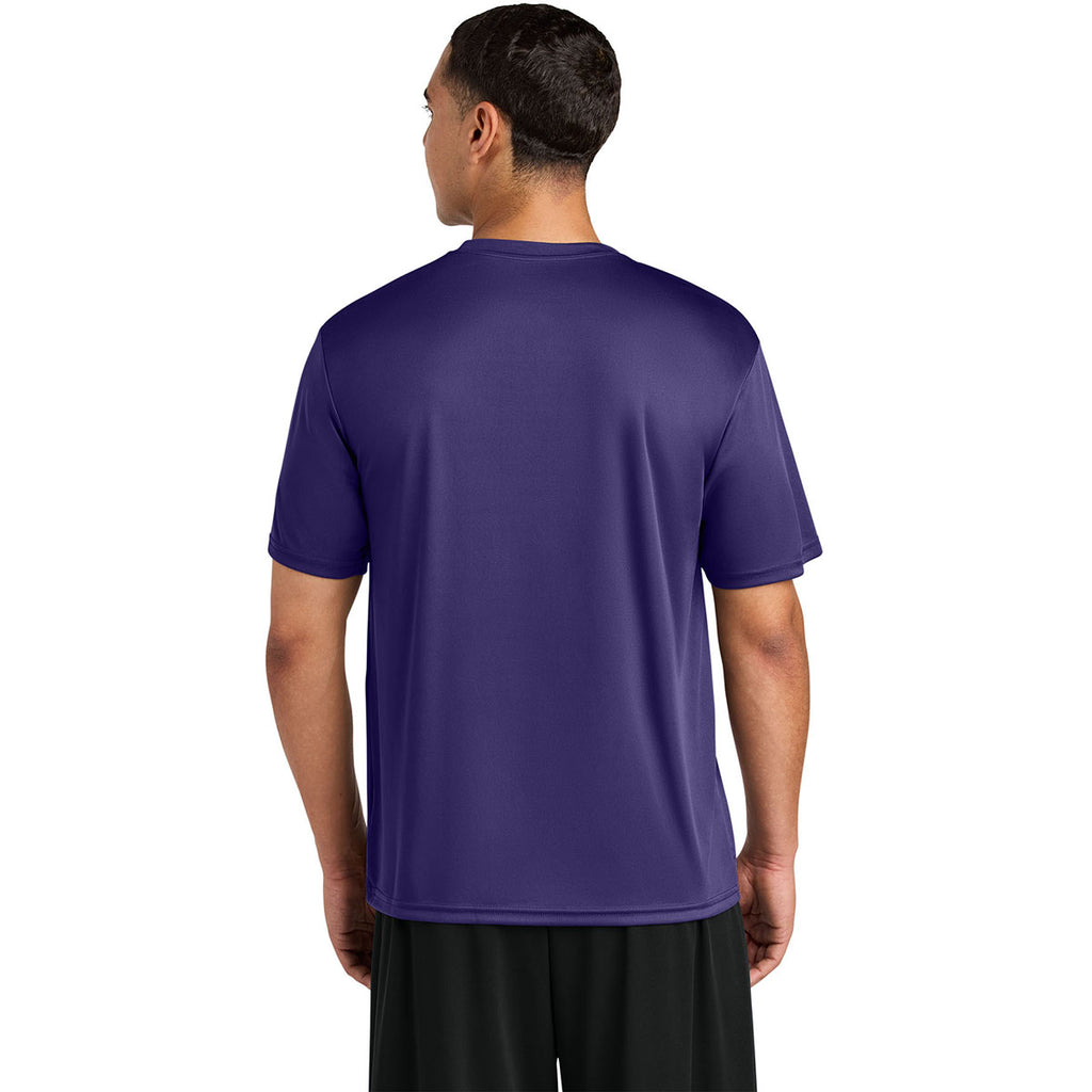 A4 Men's Purple Cooling Performance Short Sleeve Tee