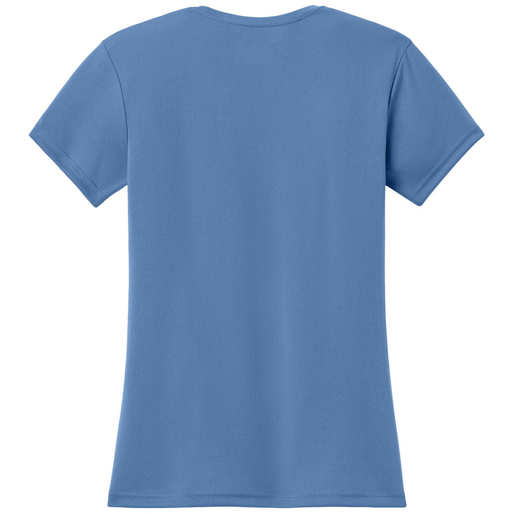 A4 Women's Light Blue Cooling Performance Short Sleeve Tee