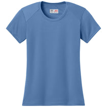 A4 Women's Light Blue Cooling Performance Short Sleeve Tee