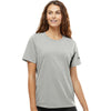 Adidas Women's Medium Grey Heather Blended T-Shirt