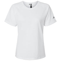 Adidas Women's White Blended T-Shirt