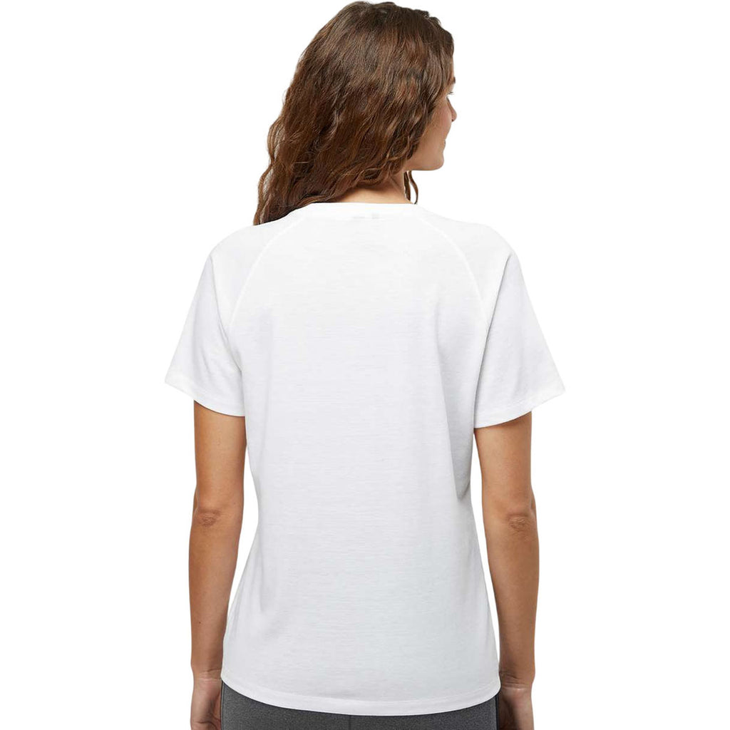 Adidas Women's White Blended T-Shirt