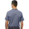 Adidas Men's Collegiate Navy Melange Heathered Polo