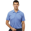 Adidas Men's Collegiate Royal Melange Heathered Polo