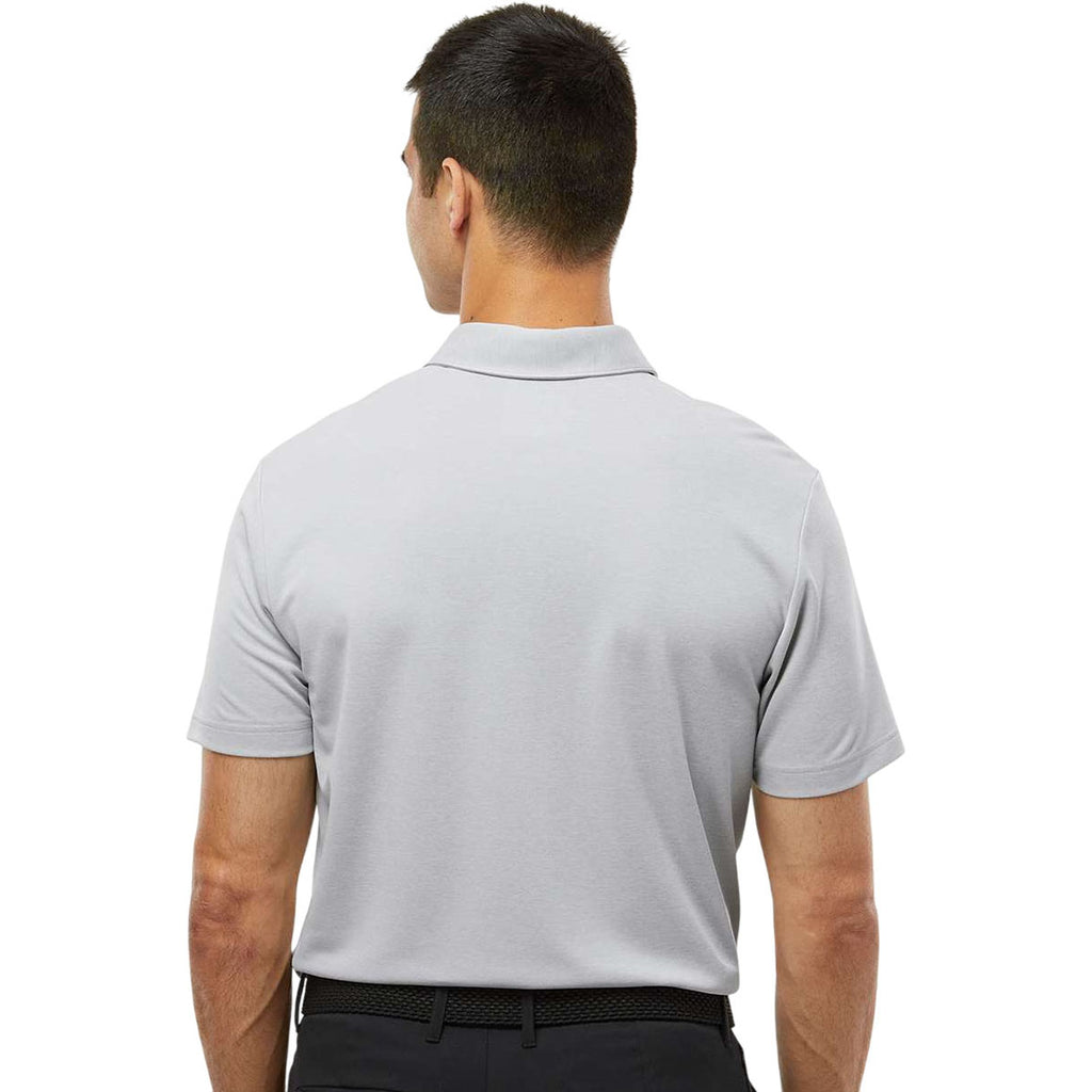 Adidas Men's Grey Two Melange Heathered Polo