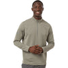 Adidas Men's Silver Pebble Spacer Quarter-Zip Pullover