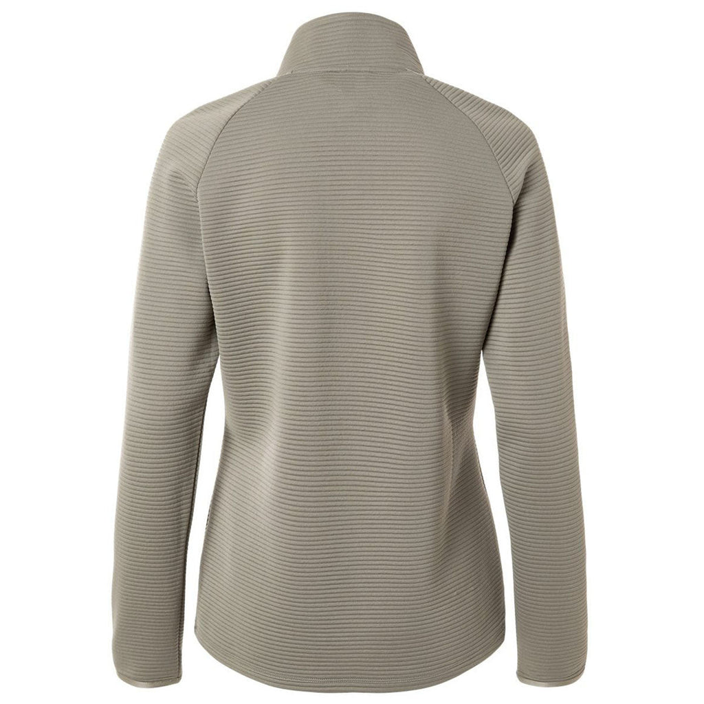 Adidas Women's Silver Pebble Spacer Quarter-Zip Pullover