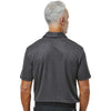 Adidas Men's Black Melange Space Dyed Polo