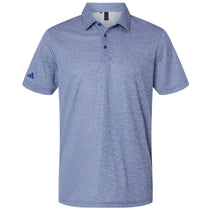 Adidas Men's Collegiate Royal Melange Space Dyed Polo