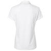 Adidas Women's White Textured Stripe Polo