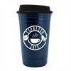 Garyline Metallic Navy Blue Traveler Insulated Cup - 16 oz.
