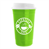 Garyline Lime Green Traveler Insulated Cup - 16 oz.