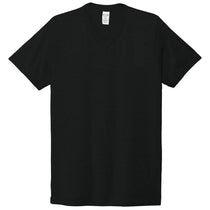 Allmade Unisex Deep Black Tri-Blend V-Neck Tee