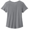 Allmade Women's Aluminum Grey Relaxed Tri-Blend Scoop Neck Tee
