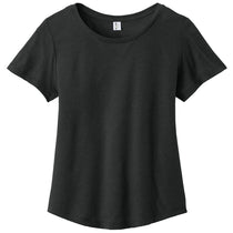 Allmade Women's Deep Black Relaxed Tri-Blend Scoop Neck Tee