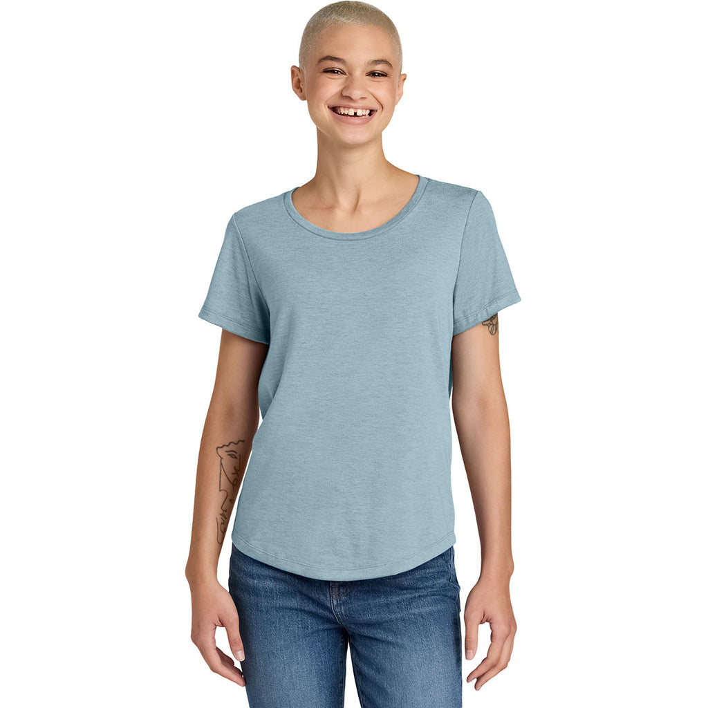 Allmade Women's I Like You Blue Relaxed Tri-Blend Scoop Neck Tee