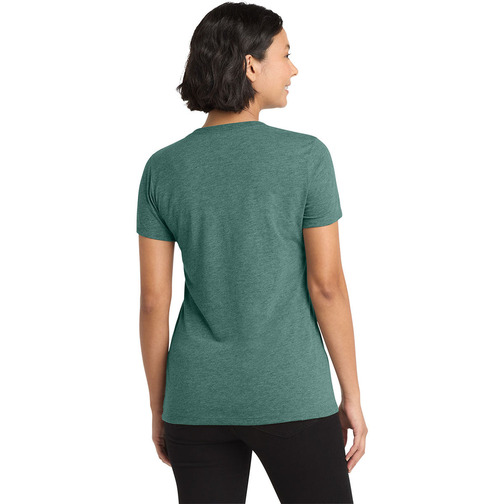 Allmade Women's Deep Sea Green Tri-Blend V-Neck Tee