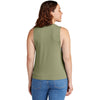 Allmade Women's Olive You Green Tri-Blend Muscle Tank