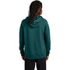 Allmade Unisex Deep Sea Green Organic CVC Fleece Pullover Hoodie