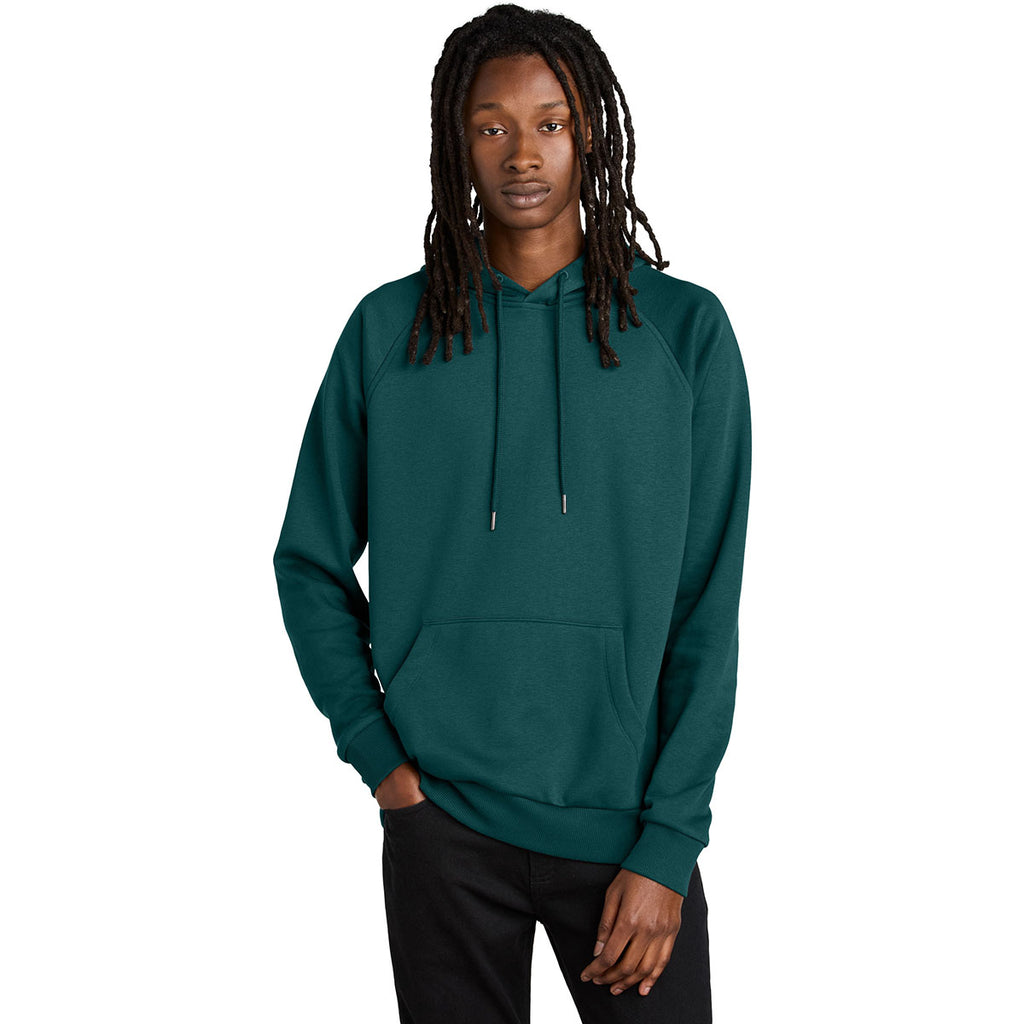 Allmade Unisex Deep Sea Green Organic CVC Fleece Pullover Hoodie