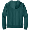 Allmade Women's Deep Sea Green Organic CVC Fleece Full-Zip Hoodie