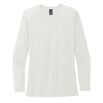 Allmade Women's Fairly White Tri-Blend Long Sleeve Tee