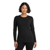 Allmade Women's Space Black Tri-Blend Long Sleeve Tee