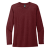 Allmade Women's Vino Red Tri-Blend Long Sleeve Tee