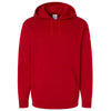 Adidas Men's Team Power Red/White Fleece Hooded Sweatshirt