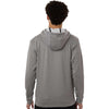 Adidas Men's Medium Grey Heather Game & Go Fleece Full-Zip Hooded Sweatshirt