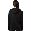 Adidas Women's Black/White Game & Go Fleece Full-Zip Hooded Sweatshirt