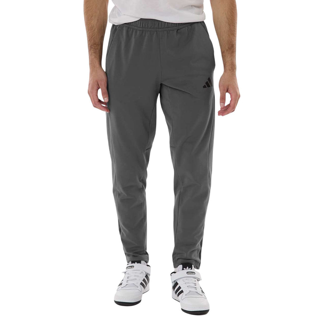 Adidas Men's Team Grey Four Game & Go Fleece 3-Bar Sweatpants