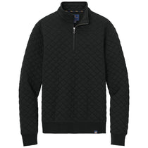 Brooks Brothers Men's Deep Black Diamond Quilt 1/4-Zip