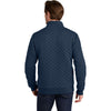 Brooks Brothers Men's Navy Blazer Diamond Quilt 1/4-Zip