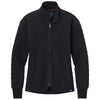 Brooks Brothers Women's Deep Black Diamond Quilt Full-Zip